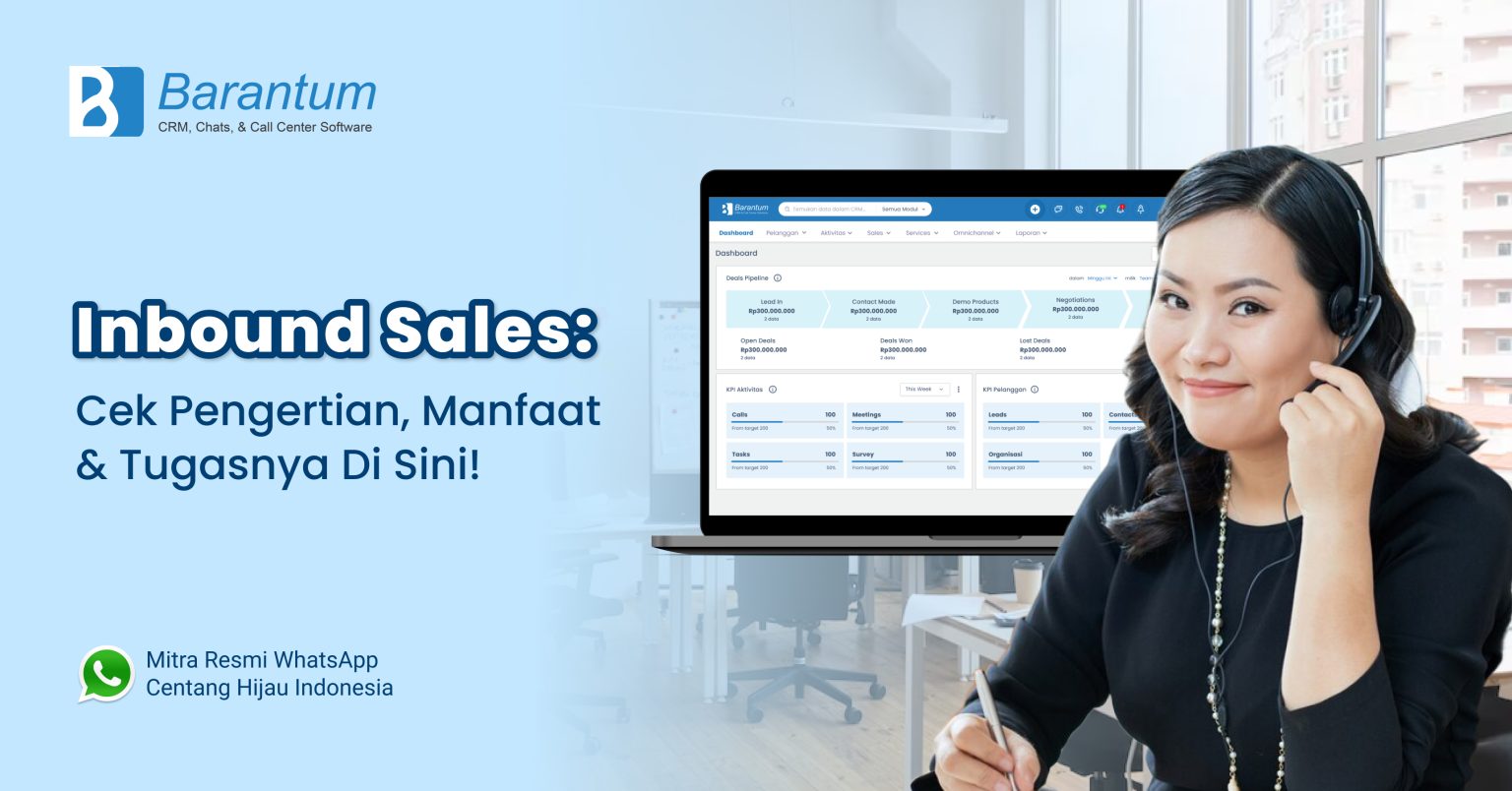 Inbound Sales Pengertian Manfaat Tugasnya