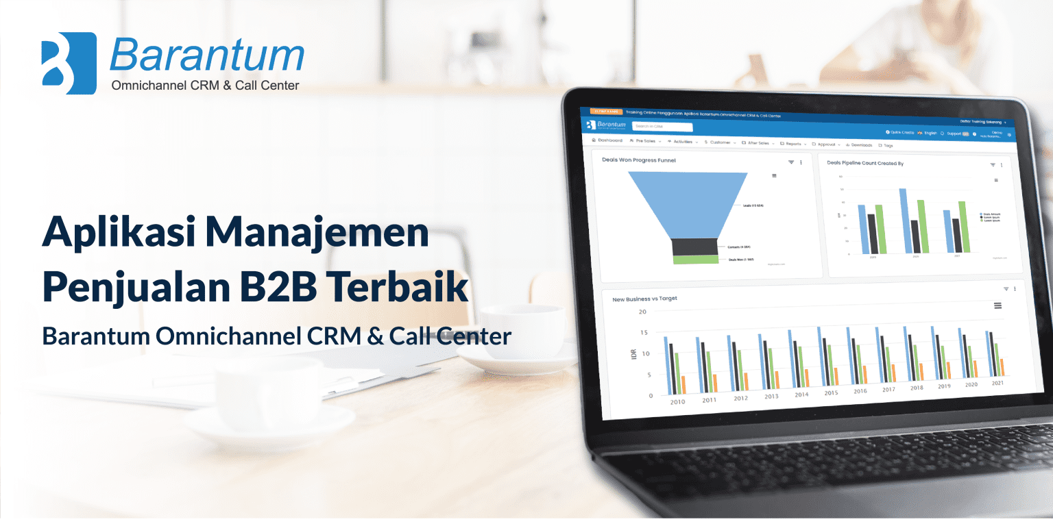 Barantum CRM, Aplikasi Manajemen Penjualan B2B Terbaik