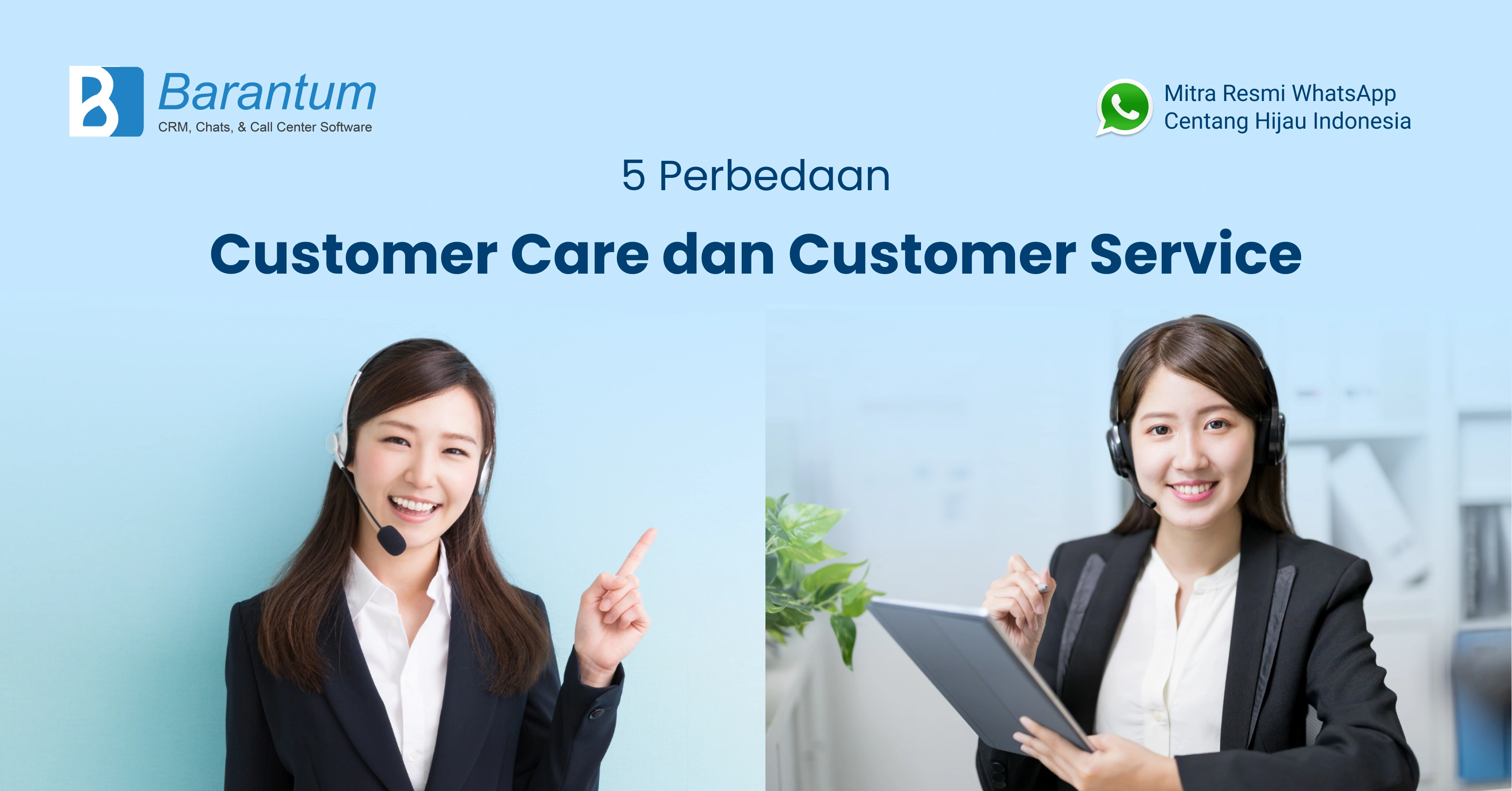 perbedaan customer care dan customer service