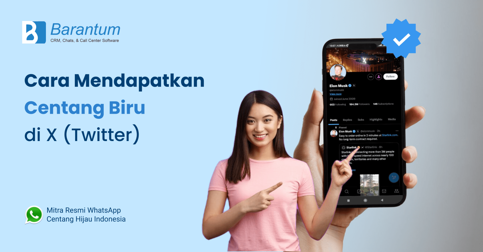 Cara Mendapatkan Centang Biru di X (Twiiter)