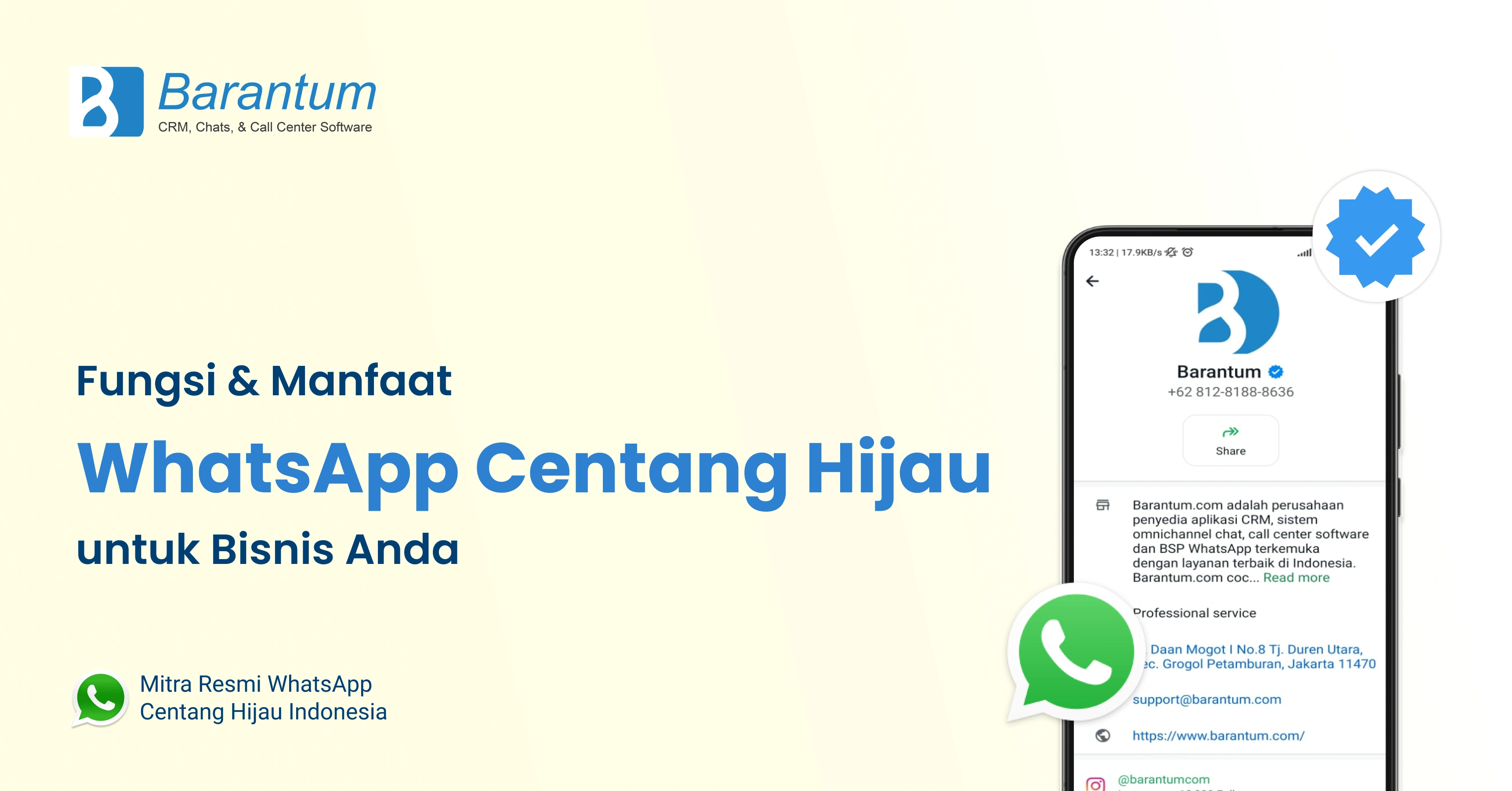 fungsi manfaat wa centang hijau