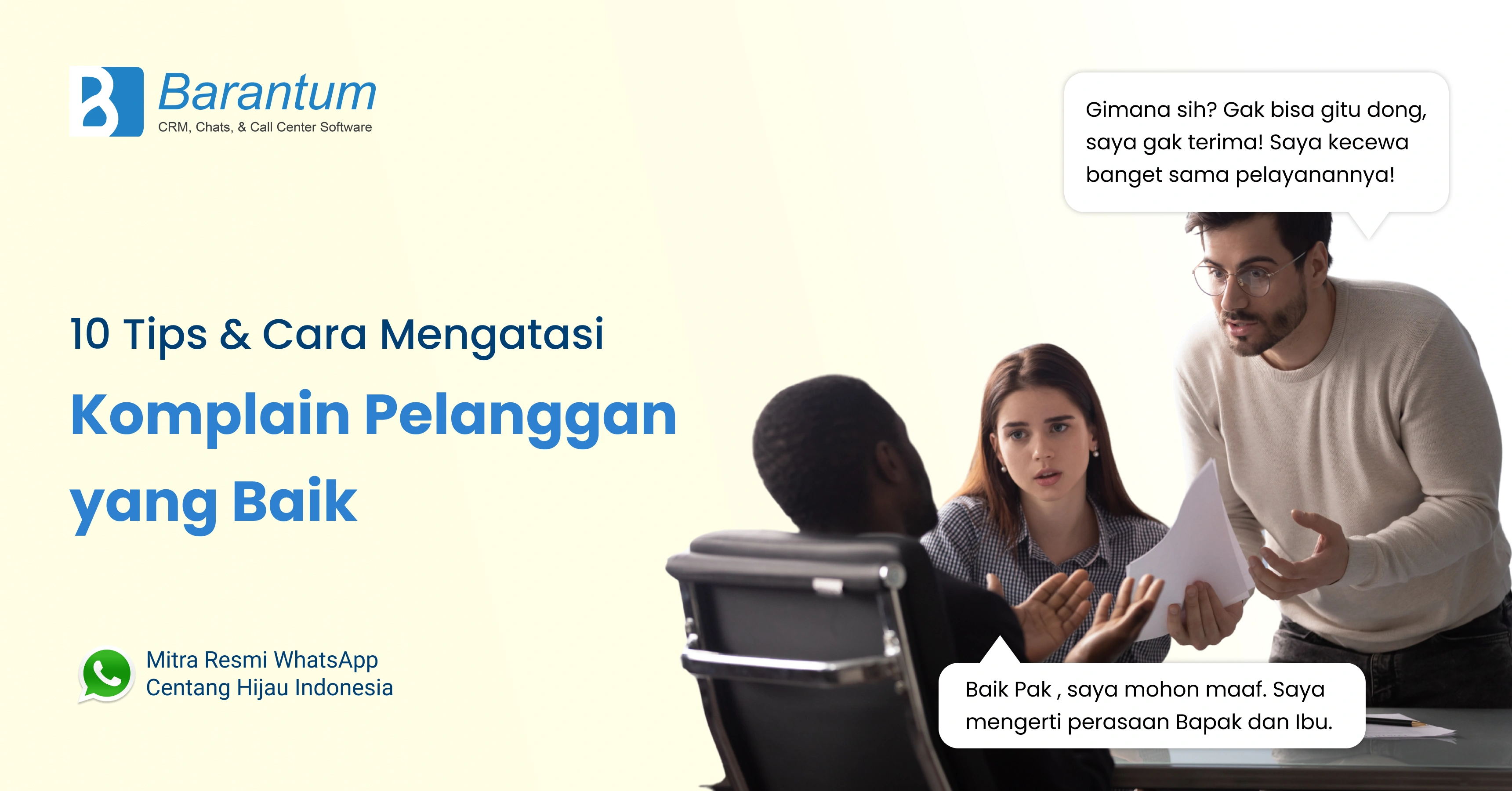 mengatasi komplain pelanggan