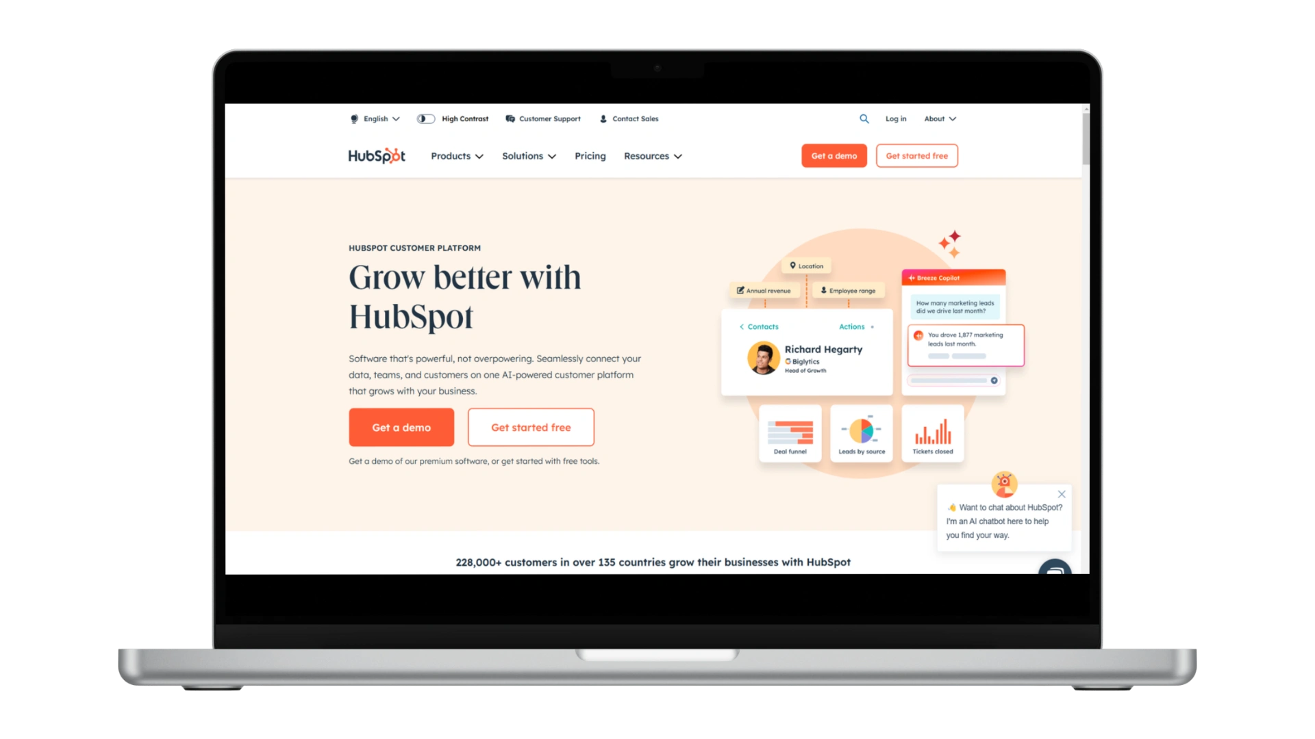 homepage hubspot