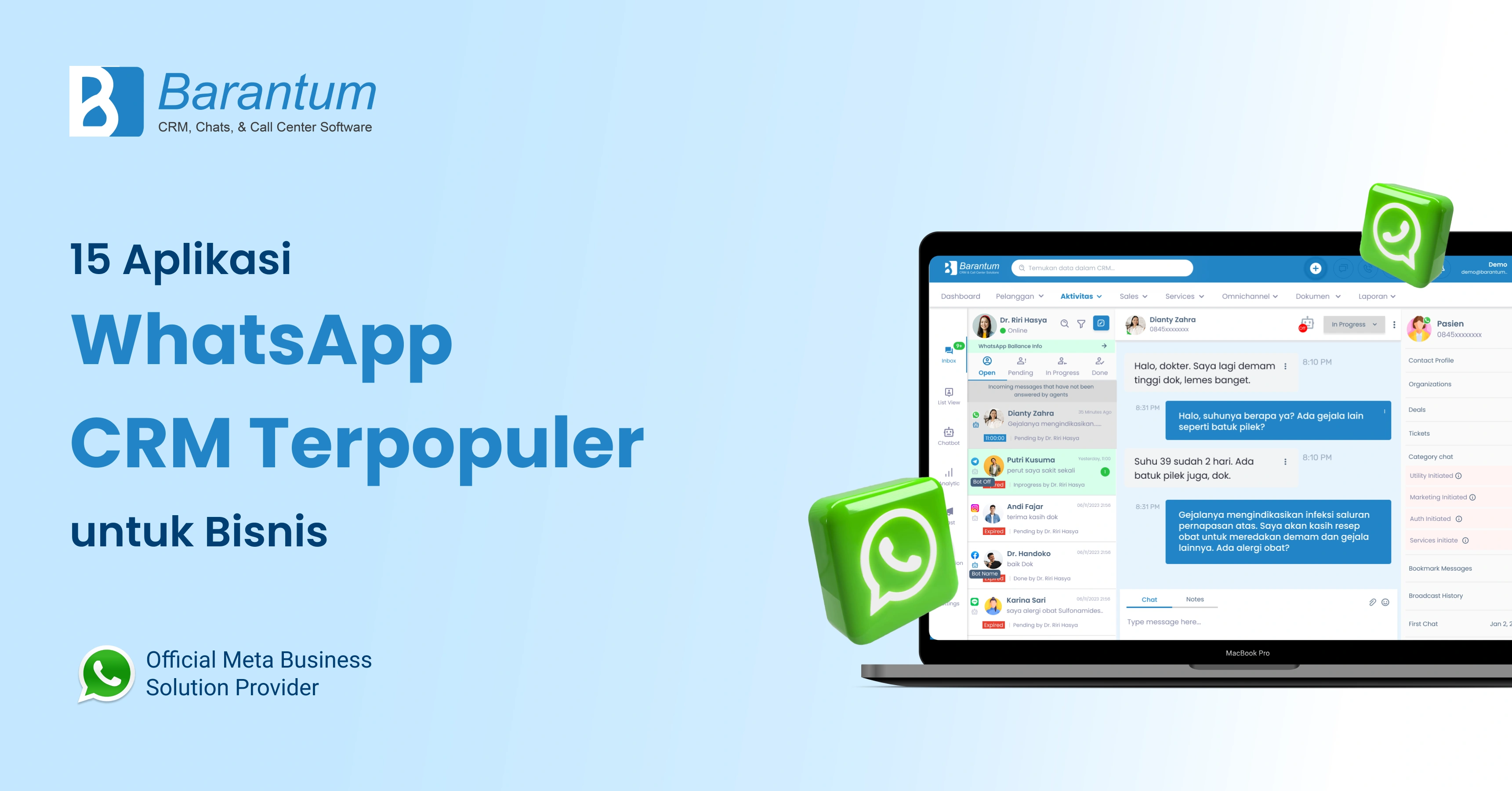 whatsapp crm terpopuler