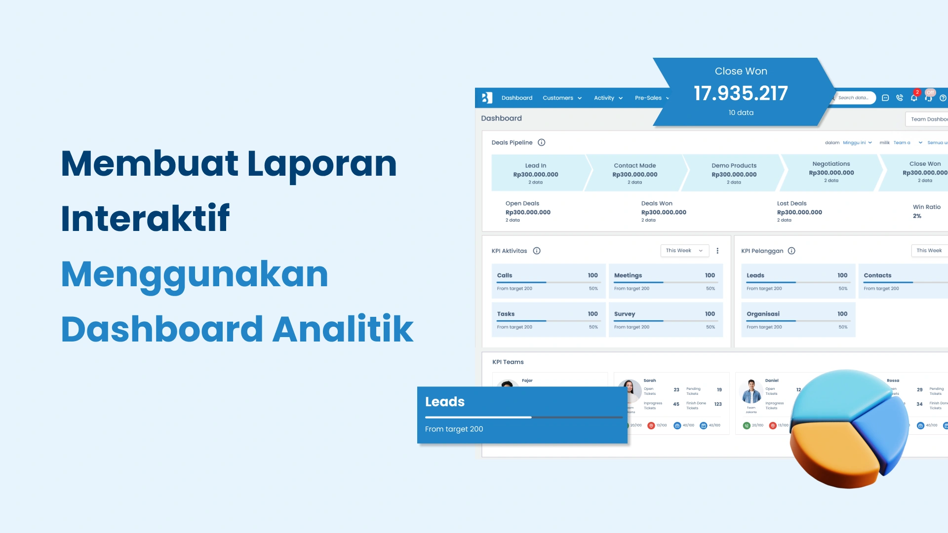 3. dashboard crm